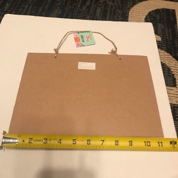 Welcome Floral Blue Truck Hanging Wall Sign Set - Picture 11 of 16